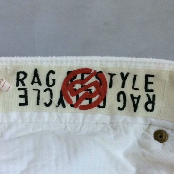 Shorts Rag Recycle Mens White Denim Shorts 34 Poshmark